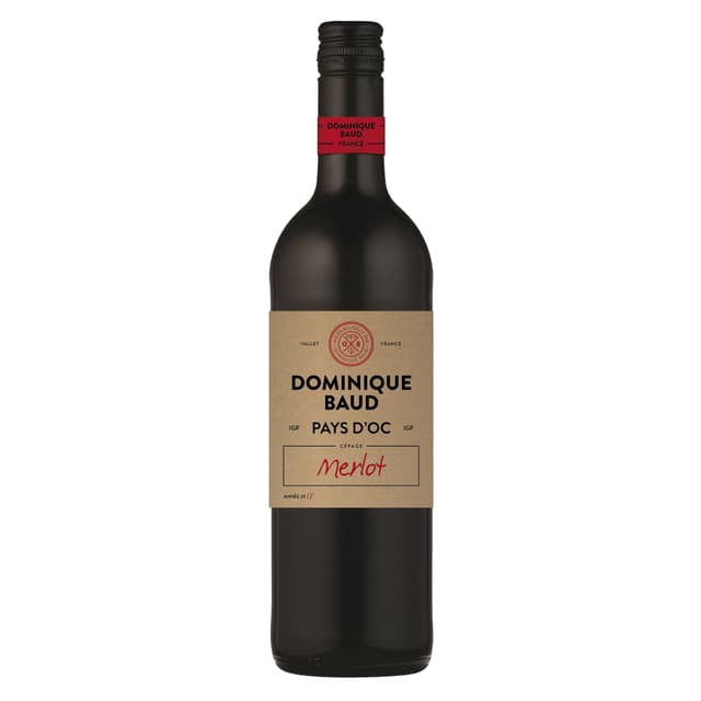 DOMINIQUE BAUD MERLOT 13,5% 75CL product_info